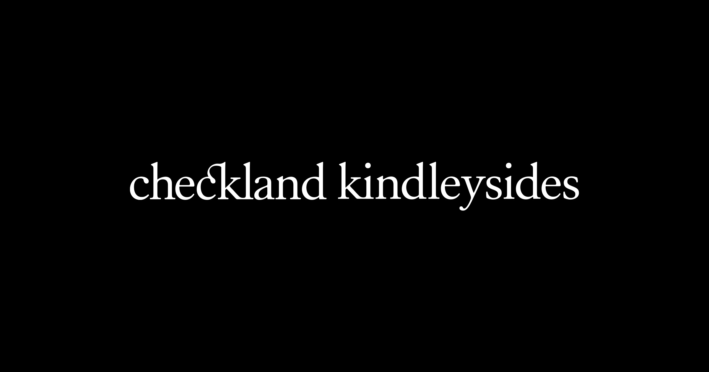 About Us | Our Creative Approach For Brands | Checkland Kindleysides